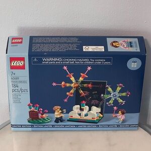 LEGO Fireworks Celebration 40689 184 Pieces New Sealed Minifigures